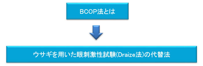 BCOP法とは ウサギを用いた眼刺激性試験(Draize法)の代替法